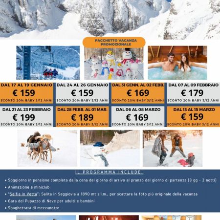 Settimana bianca con Skipass gratuito e tante attività incluse, Offerte e  Last Minute Molise